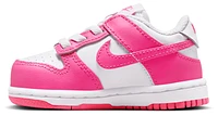 Nike Girls Dunk Low - Girls' Toddler Shoes Laser Fuchsia/White