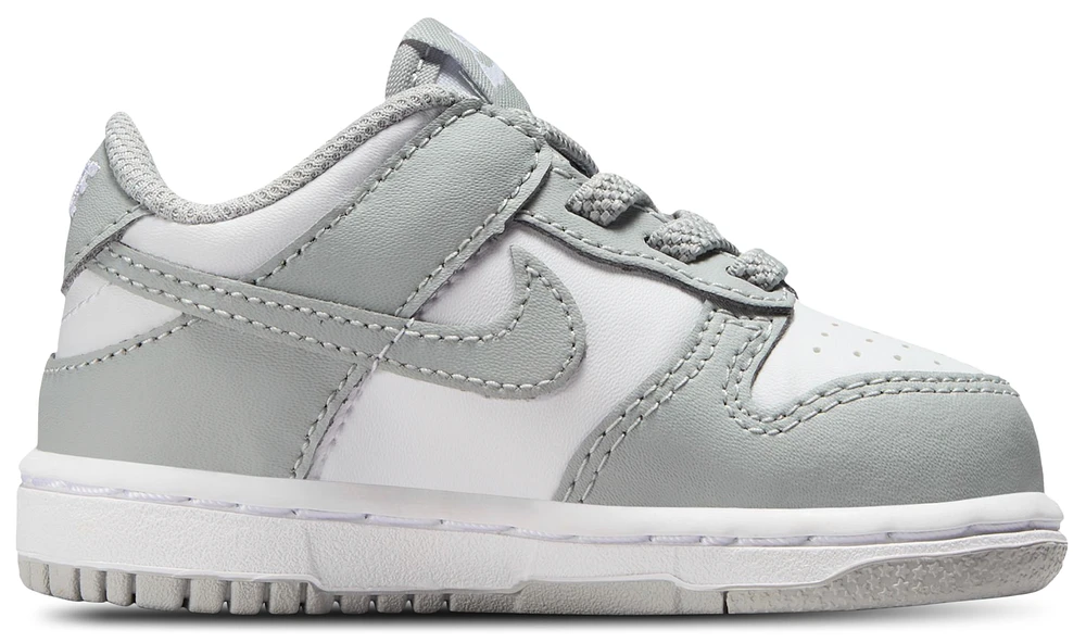 Nike Boys Dunk Low - Boys' Toddler Shoes White/Light Smoke Grey/White