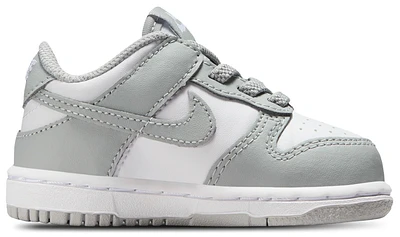 Nike Boys Dunk Low - Boys' Toddler Shoes White/Light Smoke Grey/White