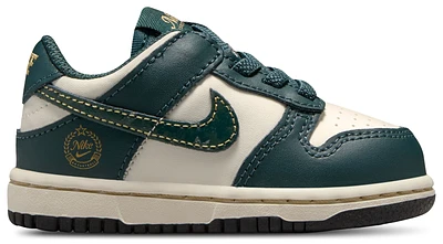 Nike Girls Dunk Low - Girls' Toddler Shoes Pale Ivory/Deep Jungle/Vintage Green