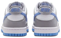 Nike Girls Nike Dunk Low - Girls' Grade School Basketball Shoes White/Royal/Grey Size 05.0