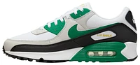 Nike Mens Air Max 90 - Shoes White/Malachite/Saturn Gold