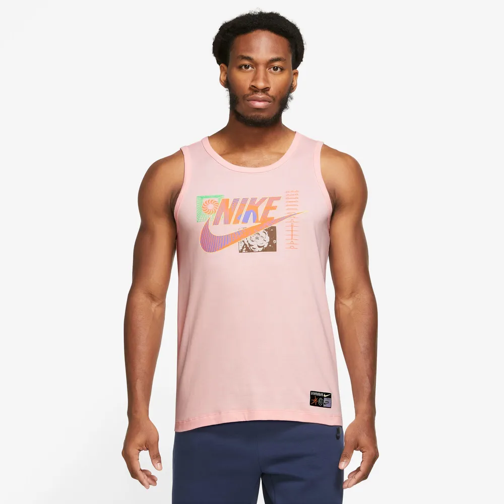 Nike Mens Festival Tank - Pink/Pink