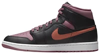 Jordan Mens AJ 1 Mid SE - Basketball Shoes Sky J Orange/Sky Mauve/Black