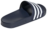 adidas Originals Boys adidas Originals Adilette Slides - Boys' Grade School Shoes White/Legend Ink/Legend Ink Size 04.0