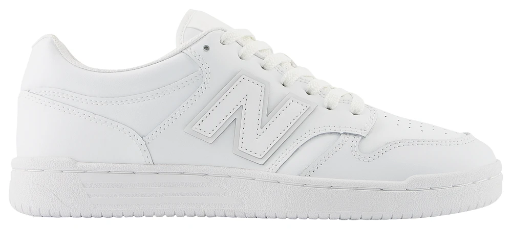 New Balance Mens New Balance 480 Low - Mens Basketball Shoes White/White Size 13.0