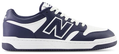 New Balance Mens New Balance 480 Low - Mens Basketball Shoes White/Navy Size 13.0