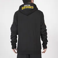 Pro Standard Mens Pro Standard Bruins Hybrid Pullover Hoodie - Mens Black Size M