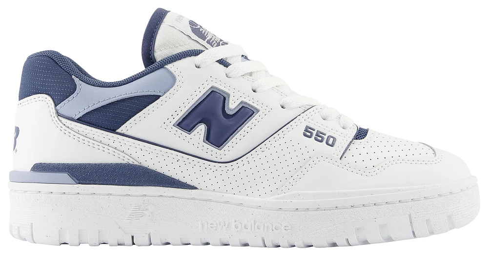 New Balance Womens New Balance 550 - Womens Shoes White/Blue/Navy Size 10.0