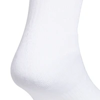 adidas Originals Mens Trefoil 6 Pack Crew Socks - Black/White