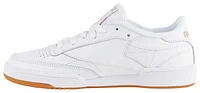 Reebok Womens Reebok Club C 85 - Womens Shoes White/Light Grey/Gum Size 10.0