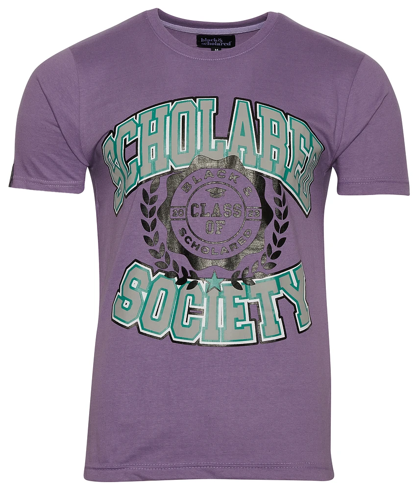 Black & Scholared Mens Society T-Shirt - Multi/Multi