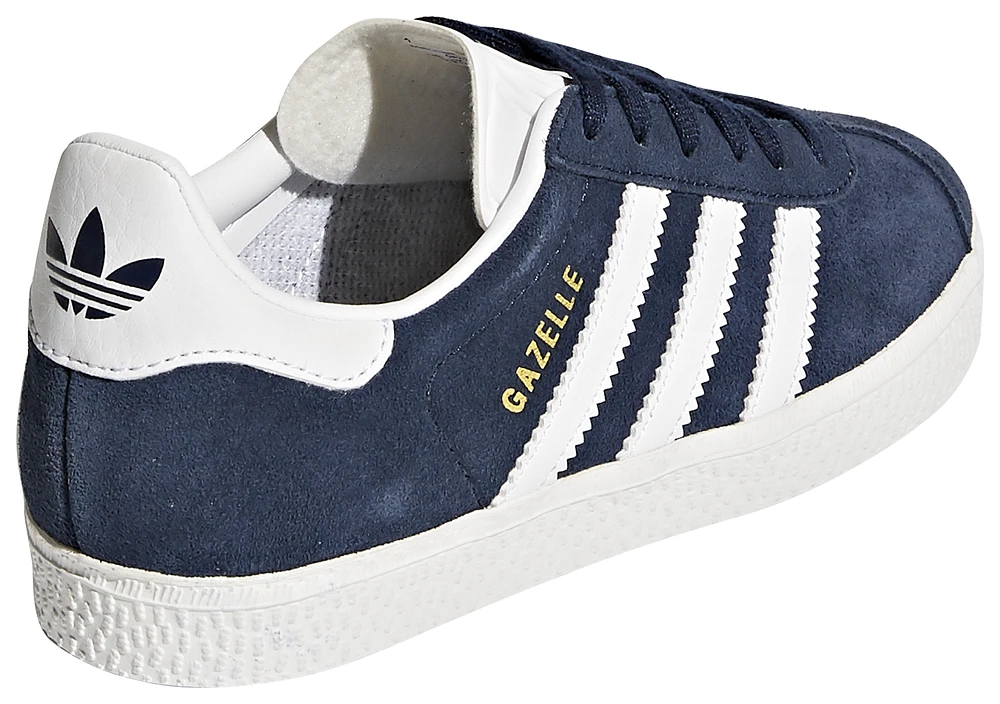 adidas Originals Boys Gazelle - Boys' Preschool Shoes Collegiate Navy/White/White