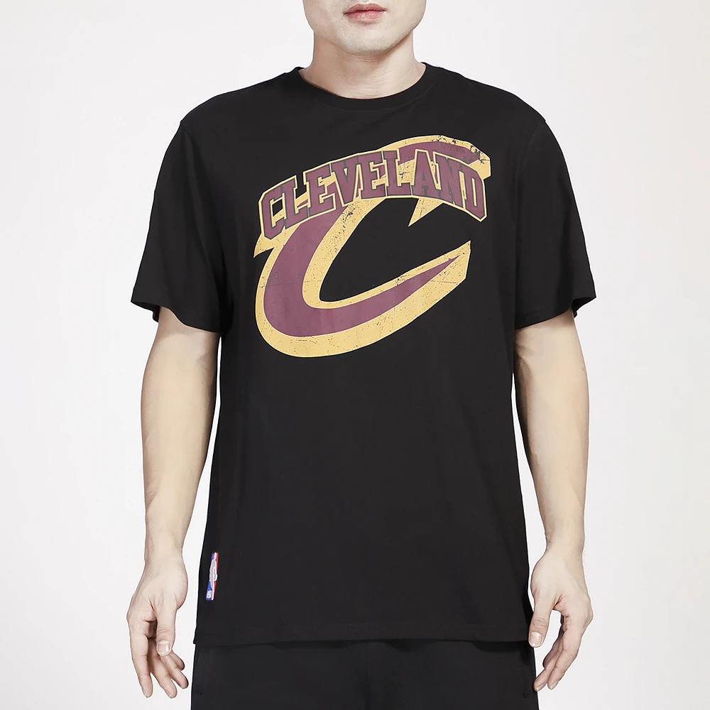 Pro Standard Mens Cavaliers Crackle SJ T-Shirt - Black
