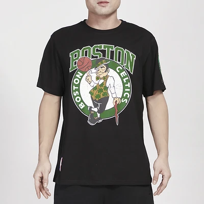 Pro Standard Mens Celtics Crackle SJ T-Shirt - Black