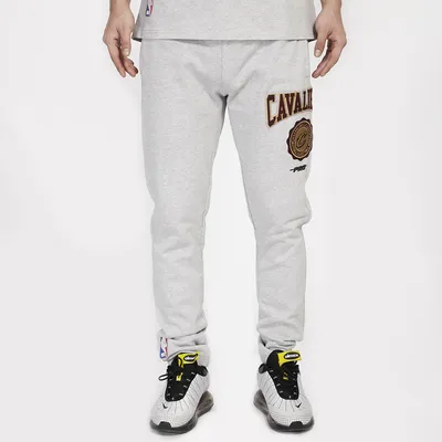 Pro Standard Mens Cavaliers Crest Emblem Fleece Sweatpant - Gray