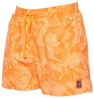 Nike Mens Collage Icon 5" Volley Shorts - Total Orange