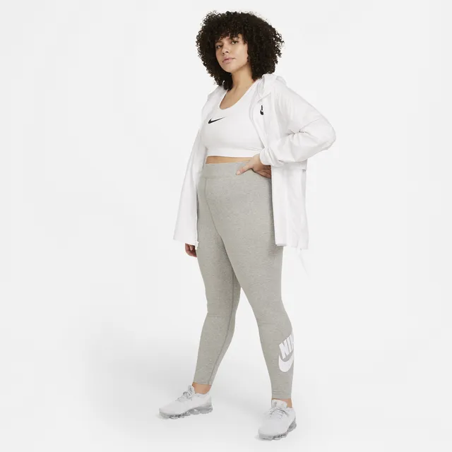 Nike Womens Nike Plus Size One Tights 2.0 - Womens Gray/White