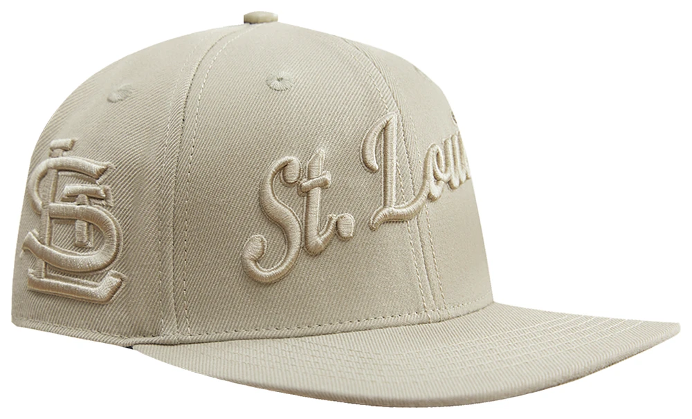 Pro Standard Mens Pro Standard Cardinals Neutrals SMU Snapback Cap - Mens Taupe/Taupe Size One Size