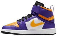 Jordan Boys Jordan Retro 1 High Flyease - Boys' Grade School Shoes Purple/Yellow Size 07.0