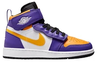 Jordan Boys Jordan Retro 1 High Flyease - Boys' Grade School Shoes Purple/Yellow Size 07.0