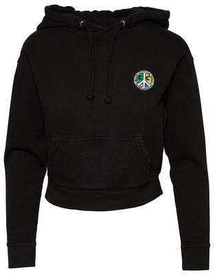 Cross Colours Peace Crop Pullover Hoodie