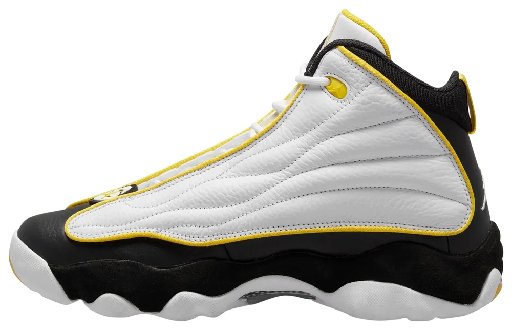 Jordan Mens Jordan Pro Strong - Mens Basketball Shoes Black/Tour Yellow/White Size 11.0