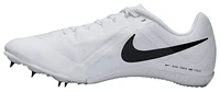 Nike Mens Zoom Rival Multi 10 - Track & Field Shoes White/Black/Metallic Silver