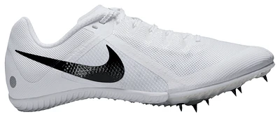 Nike Mens Zoom Rival Multi 10 - Track & Field Shoes White/Black/Metallic Silver