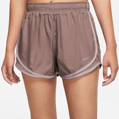 Nike Womens Nike Dri-FIT 3.5" Tempo Shorts - Womens Smokey Mauve/Wolf Gray Size S