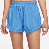 Nike Womens Nike Dri-FIT 3.5" Tempo Shorts - Womens Univ Blue/Wolf Gray Size S