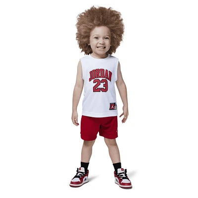 Jordan Boys Jordan 23 Jersey Set - Boys' Toddler White/Red Size 4T