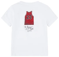 Jordan Boys Jordan The Jersey Short Sleeve T-Shirt - Boys' Toddler White/Red Size 2T