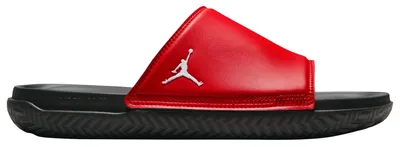 Jordan Mens Jordan Play Slides - Mens Shoes Red/Black/White Size 08.0