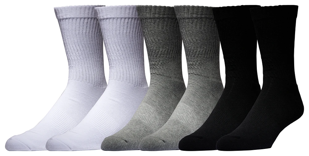 LCKR Mens LCKR 6 Pack Basic Crew Socks