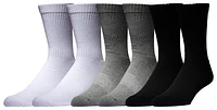 LCKR Mens LCKR 6 Pack Basic Crew Socks