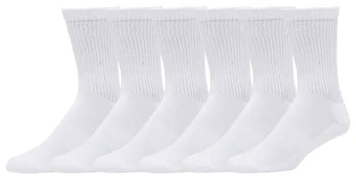 LCKR 6-Pack Athletic Half Cushion Crew Socks - Men's