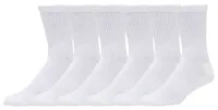 LCKR 6-Pack Athletic Half Cushion Crew Socks - Men's