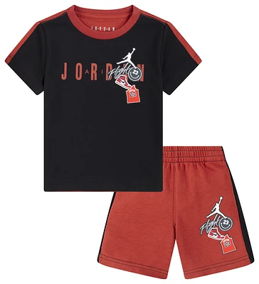 Jordan Boys AJ Patch FT Shorts - Boys' Toddler Red/Black