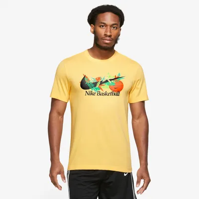 Nike Mens Nike Swoosh 2 T-Shirt - Mens Gold/Gold Size L