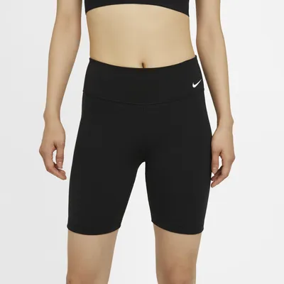 Nike Womens One MR 7" Shorts 2.0 - Black/White