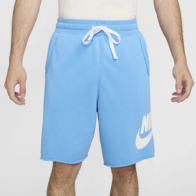 Nike Mens Club Alumni Shorts - University Blue/White/White