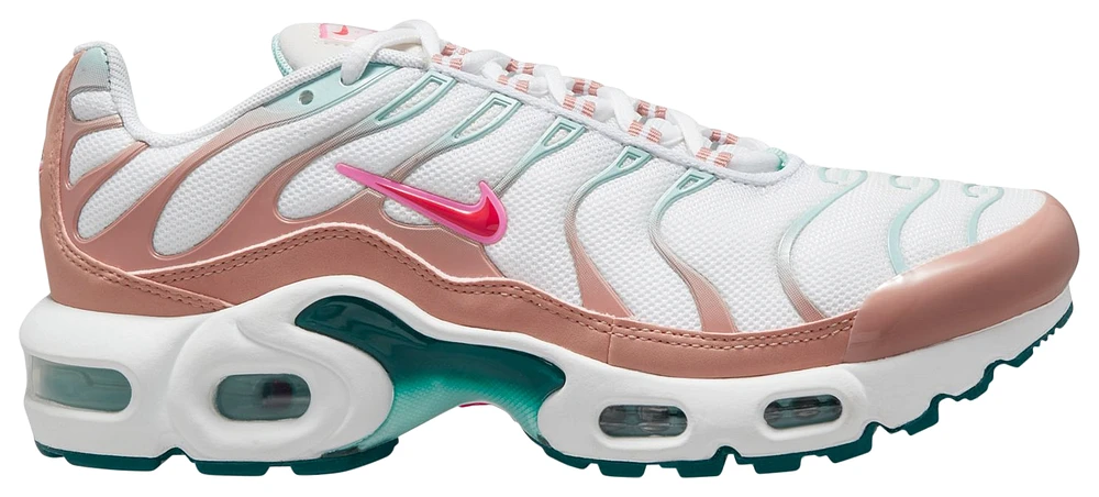 Nike Girls Air Max Plus - Girls' Grade School Shoes White/Red Stardust/Siren Red