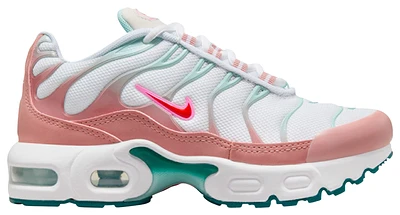 Nike Girls Air Max Plus - Girls' Preschool Shoes White/Siren Red/Red Stardust