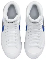 Nike Boys Blazer Swoosh Pack - Boys' Grade School Shoes White/Black/Royal