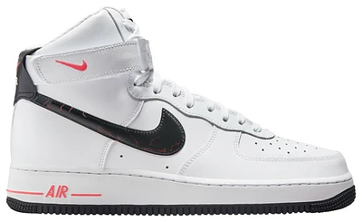 Nike Mens Nike Air Force 1 Hi Electric - Mens Shoes Black/White/Red Size 10.5