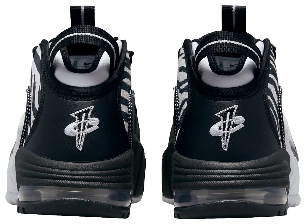 Nike Mens Nike Air Max Penny - Mens Basketball Shoes Black/Grey/White Size 08.0