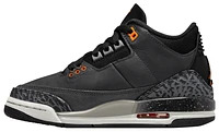 Jordan Boys Retro 3 - Boys' Grade School Basketball Shoes Night Stadium/Orange/Black