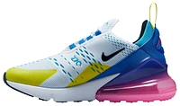 Nike Girls Air Max 270 Futura - Girls' Grade School Running Shoes White/Pink/Blue