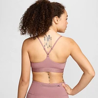 Nike Womens Nike Dri-FIT Indy Bra - Womens Smokey Mauve Size XS